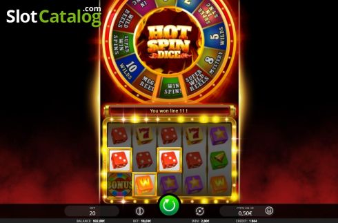 Скрин3. Hot Spin Dice слот