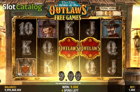 Скрин8. Van Der Wilde and the Outlaws слот