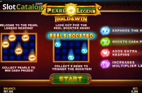 Скрин7. Pearl Legend Hold and Win слот