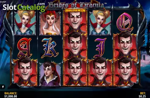 Скрин3. Brides of Dracula Hold and Win слот