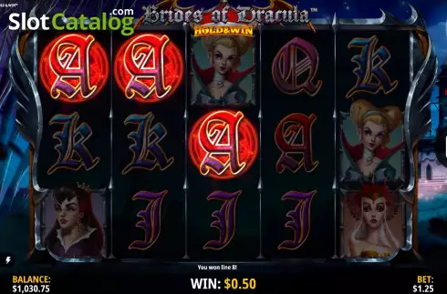 Скрин5. Brides of Dracula Hold and Win слот