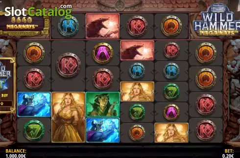 Скрин3. Wild Hammer Megaways слот