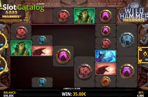 Скрин6. Wild Hammer Megaways слот