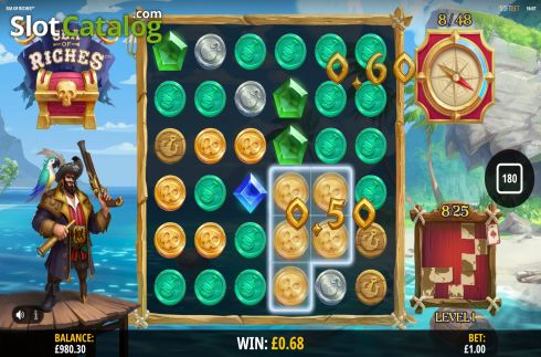 Скрин3. Sea of Riches слот