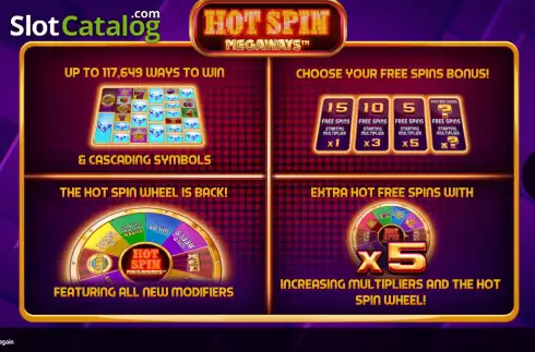 Скрин2. Hot Spin Megaways слот