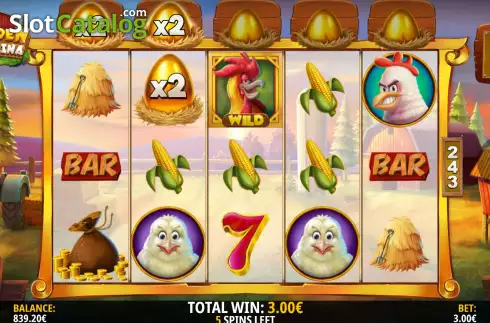 Скрин8. Golden Gallina слот