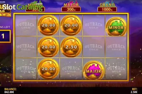 Скрин8. Outback Gold Hold and Win слот