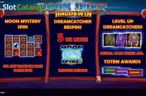 Скрин2. Moon Spirit Hold & Win слот