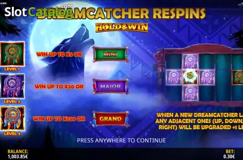 Скрин9. Moon Spirit Hold & Win слот
