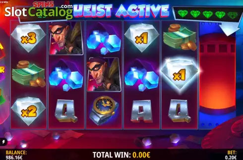 Скрин7. Diamond Heist Hold & Win слот