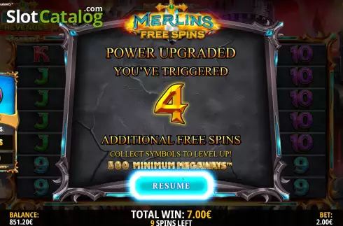 Скрин9. Merlins Revenge Megaways слот
