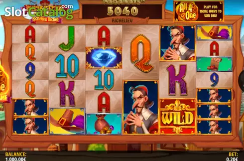 Скрин3. Musketeer Megaways слот