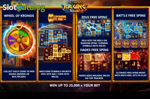 Скрин2. Olympus Raging Megaways слот