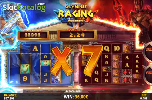 Скрин8. Olympus Raging Megaways слот