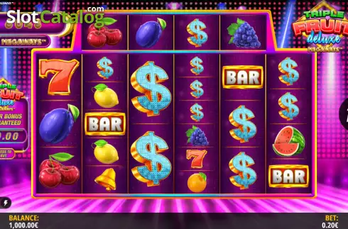 Скрин3. Triple Fruit Deluxe Megaways слот