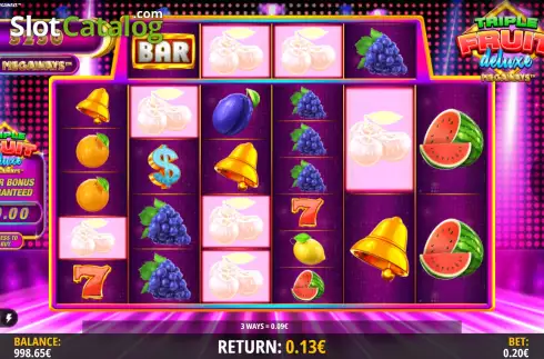 Скрин4. Triple Fruit Deluxe Megaways слот