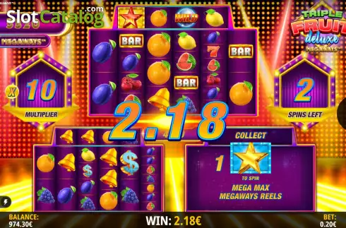 Скрин8. Triple Fruit Deluxe Megaways слот