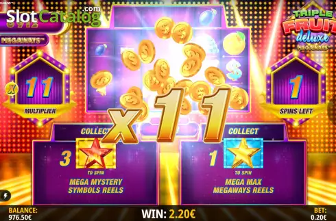 Скрин9. Triple Fruit Deluxe Megaways слот