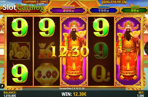 Скрин4. Lanterns & Lions: Hold & Win слот