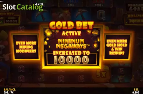 Скрин5. Gold Digger Megaways слот