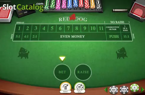 Скрин3. Red Dog (iSoftBet) слот
