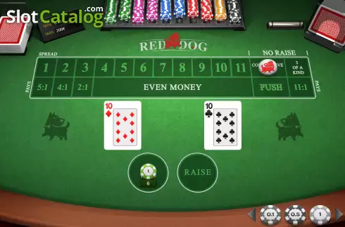 Скрин4. Red Dog (iSoftBet) слот