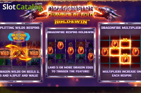 Скрин2. Dragonfire Chamber of Gold слот