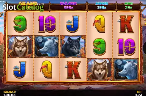 Скрин3. Wolf Canyon Hold and Win слот