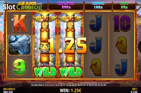 Скрин6. Wolf Canyon Hold and Win слот
