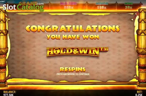 Скрин7. Wolf Canyon Hold and Win слот