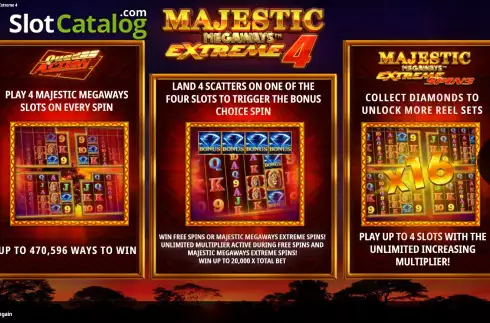 Скрин2. Majestic Megaways Extreme 4 слот