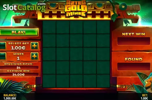 Скрин2. Aztec Gold Mines слот