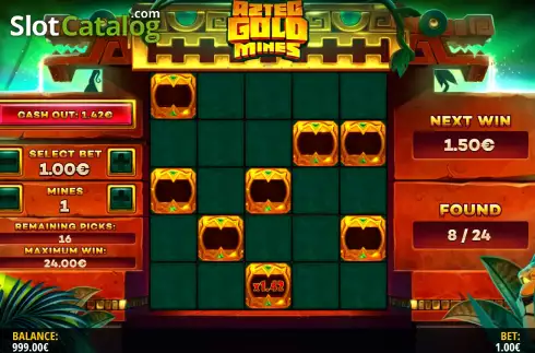 Скрин4. Aztec Gold Mines слот