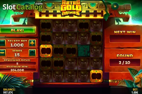Скрин8. Aztec Gold Mines слот