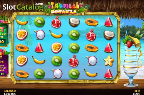 Скрин3. Tropical Bonanza слот