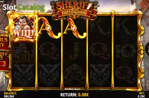 Скрин4. Sheriff of Nottingham 2 слот