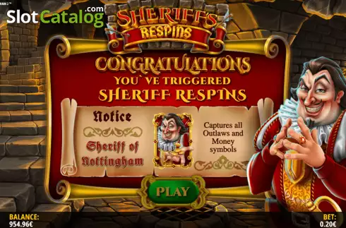 Скрин8. Sheriff of Nottingham 2 слот