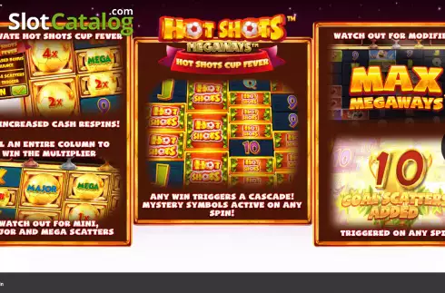 Скрин2. Hot Shots Megaways слот