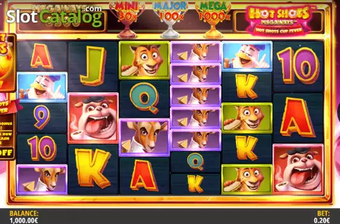 Скрин3. Hot Shots Megaways слот