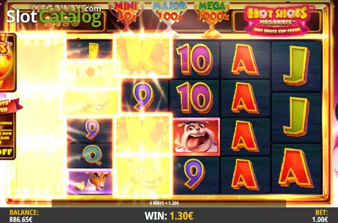 Скрин5. Hot Shots Megaways слот