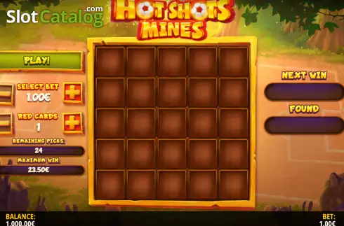 Скрин3. Hot Shots: Mines слот