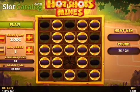 Скрин5. Hot Shots: Mines слот