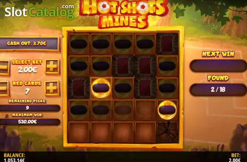 Скрин6. Hot Shots: Mines слот