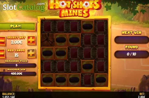 Скрин7. Hot Shots: Mines слот