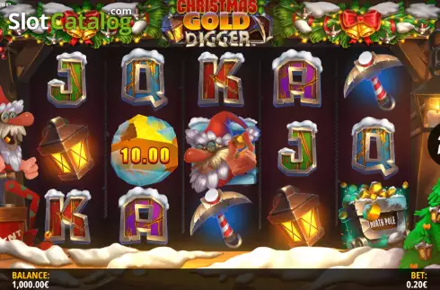 Скрин3. Christmas Gold Digger слот