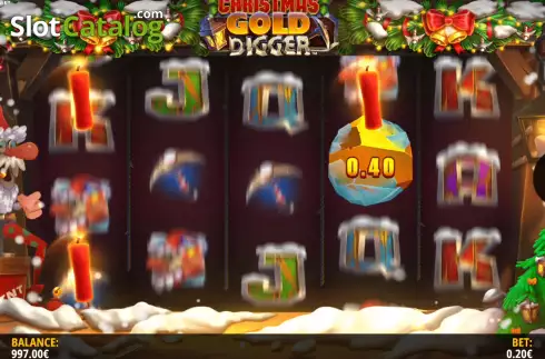 Скрин5. Christmas Gold Digger слот