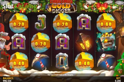 Скрин7. Christmas Gold Digger слот