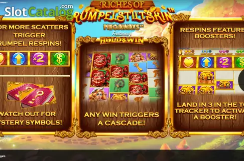 Скрин2. Riches of Rumpelstiltskin Megaways слот