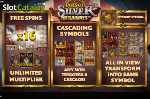 Скрин2. Tales of Silver Megaways слот
