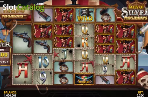 Скрин3. Tales of Silver Megaways слот